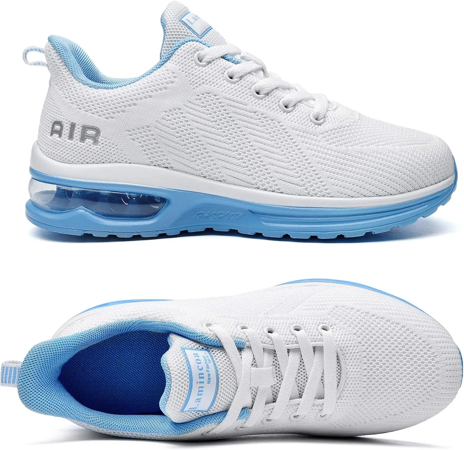 Lamincoa Womens Walking Shoes Lightweight Running Shoes Womens Tennis Shoes Non Slip Air Shoes Breathable Mesh Air Cushion Sneakers for Gym Workout Sports
