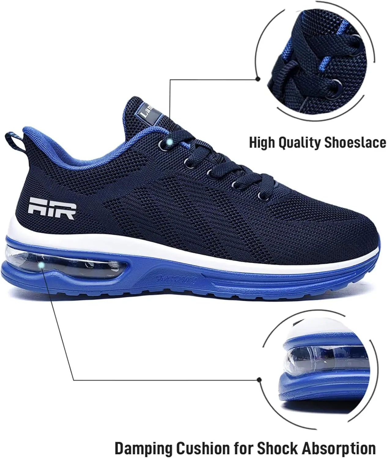 Lamincoa Womens Walking Shoes Lightweight Running Shoes Womens Tennis Shoes Non Slip Air Shoes Breathable Mesh Air Cushion Sneakers for Gym Workout Sports