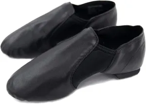Leather Slip-On Split Sole Jazz Shoes Dance Shoes