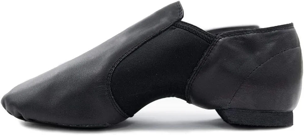 Leather Slip-On Split Sole Jazz Shoes Dance Shoes