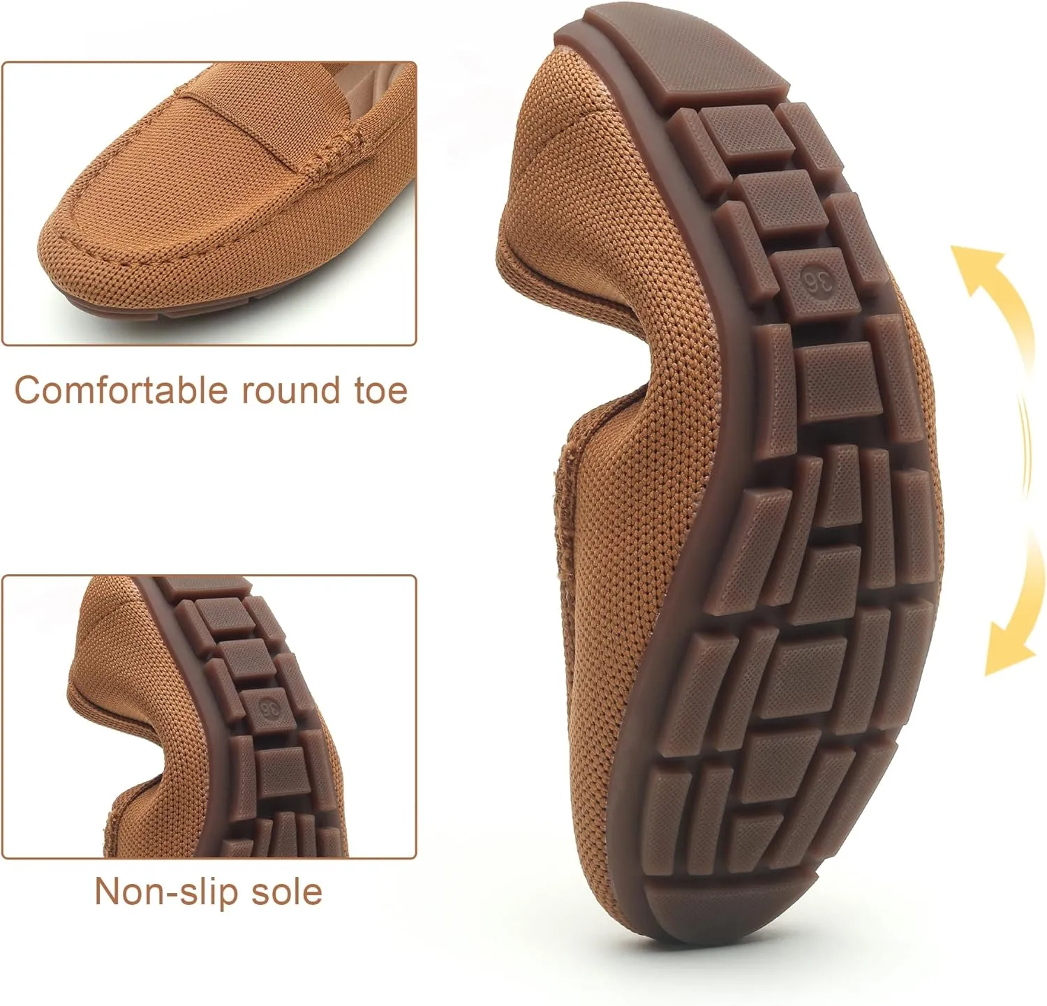 Loafers for Women Comfortable Breathable ShoeCasual Slip On Womens Driving Flats Shoes