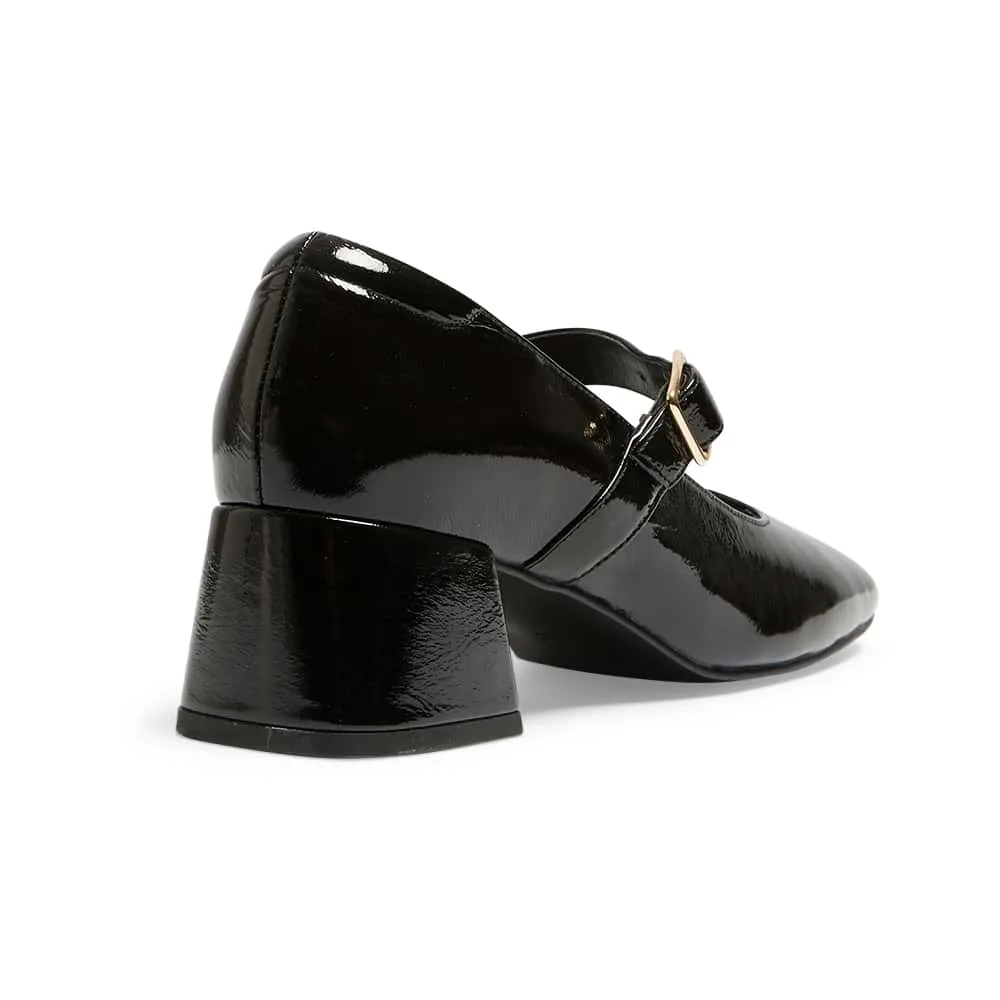 Lottie Heel in Black Patent