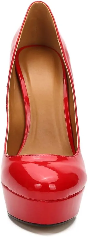 MAIERNISI JESSI Unisex Men's Women's Flatform High Heels Peep Toe Stiletto Pumps