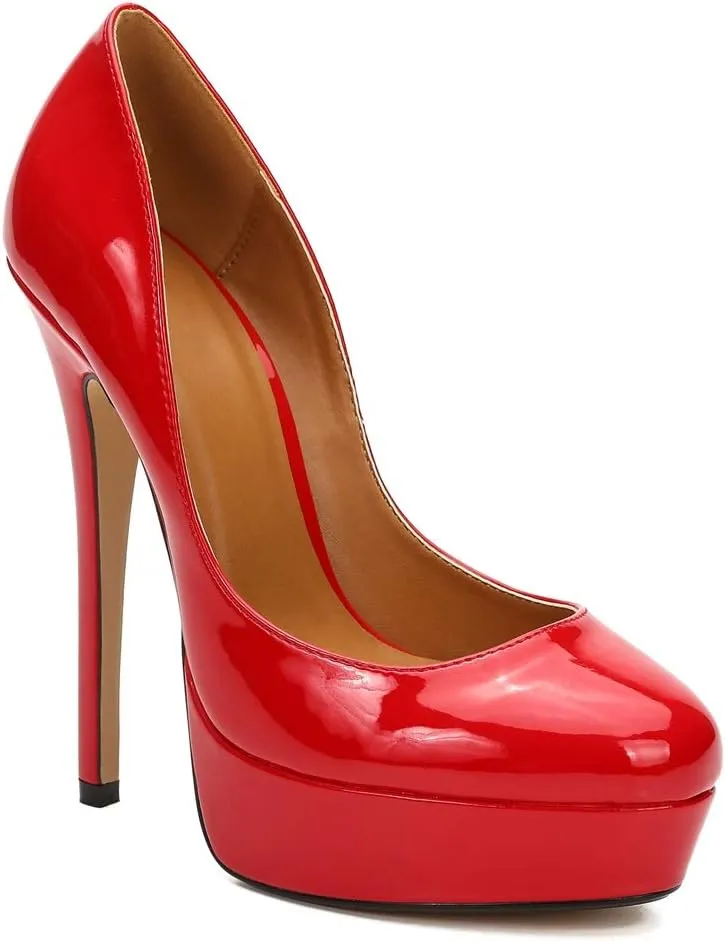 MAIERNISI JESSI Unisex Men's Women's Flatform High Heels Peep Toe Stiletto Pumps