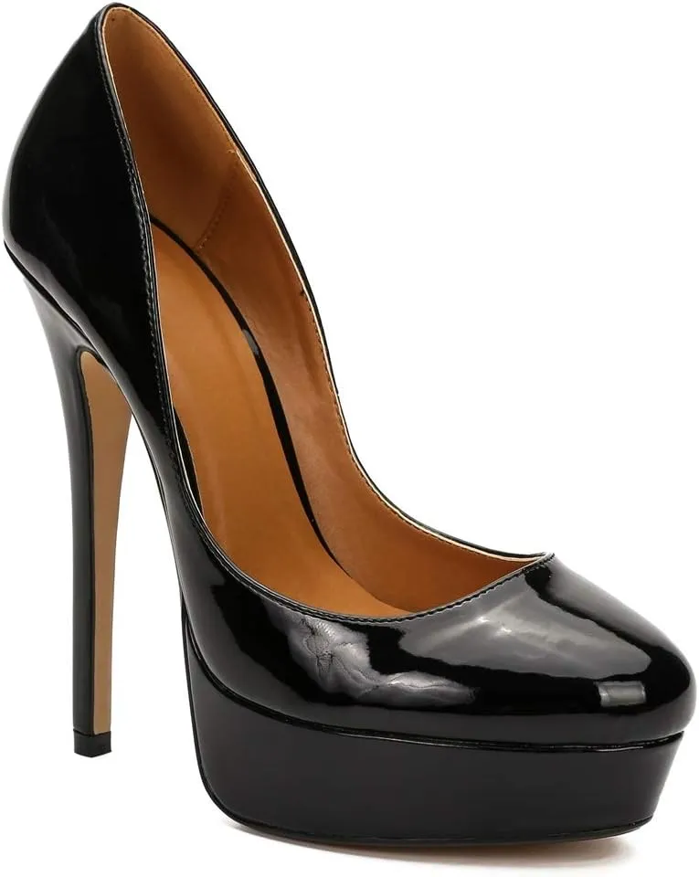 MAIERNISI JESSI Unisex Men's Women's Flatform High Heels Peep Toe Stiletto Pumps