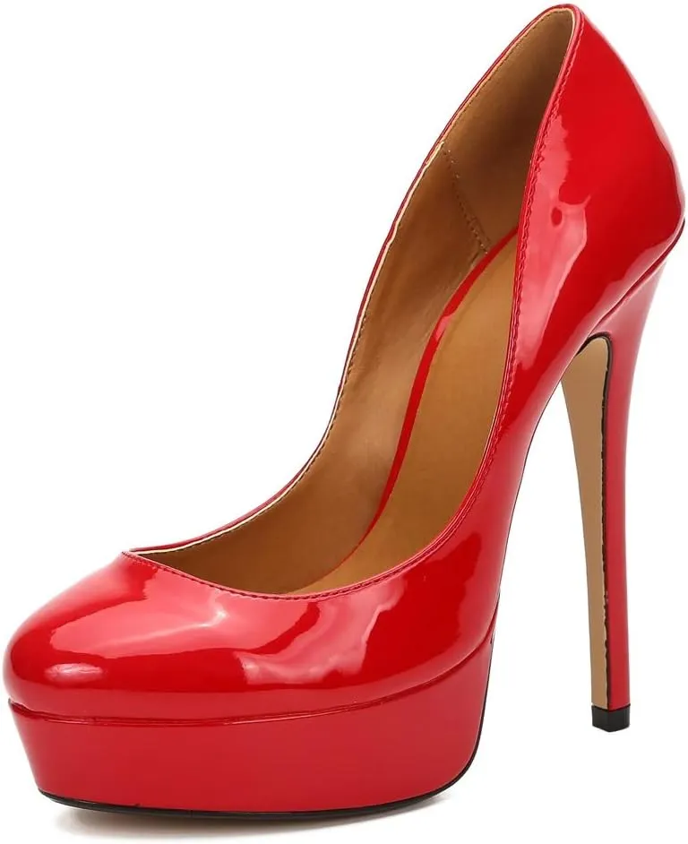 MAIERNISI JESSI Unisex Men's Women's Flatform High Heels Peep Toe Stiletto Pumps