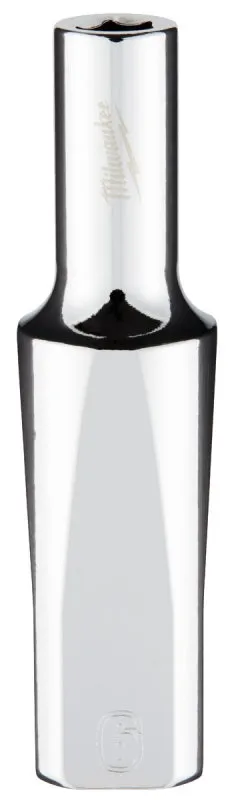 Milwaukee 45-34-9090 Socket, 6 mm Socket, 3/8 in Drive, 6-Point, Chrome Vanadium Steel, Chrome :CD: QUANTITY: 1