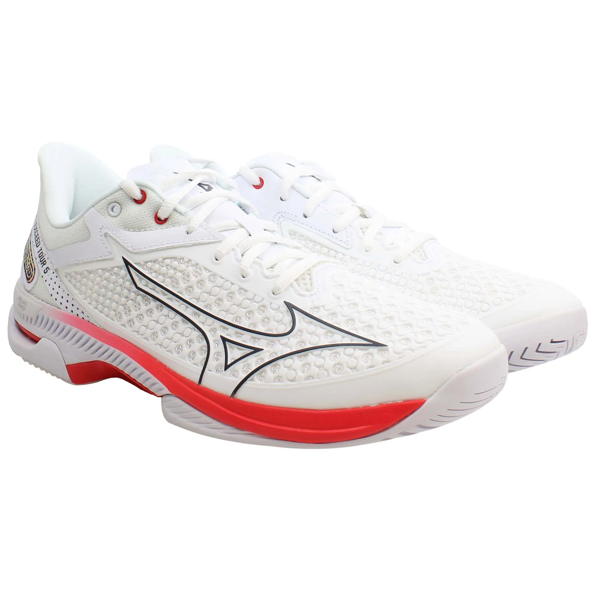 Mizuno Wave Exceed Tour 5 AC Womens White Tennis Shoes