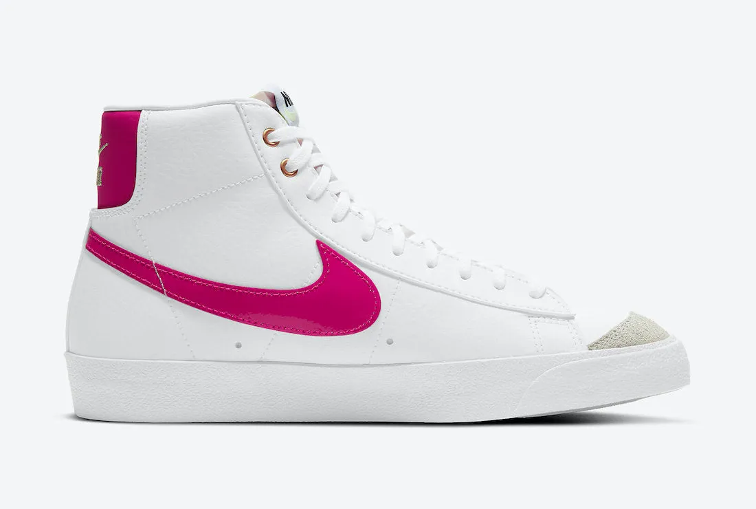 Nike Blazer Mid '77 Vintage White Fireberry Light Liquid Lime DD9552-100