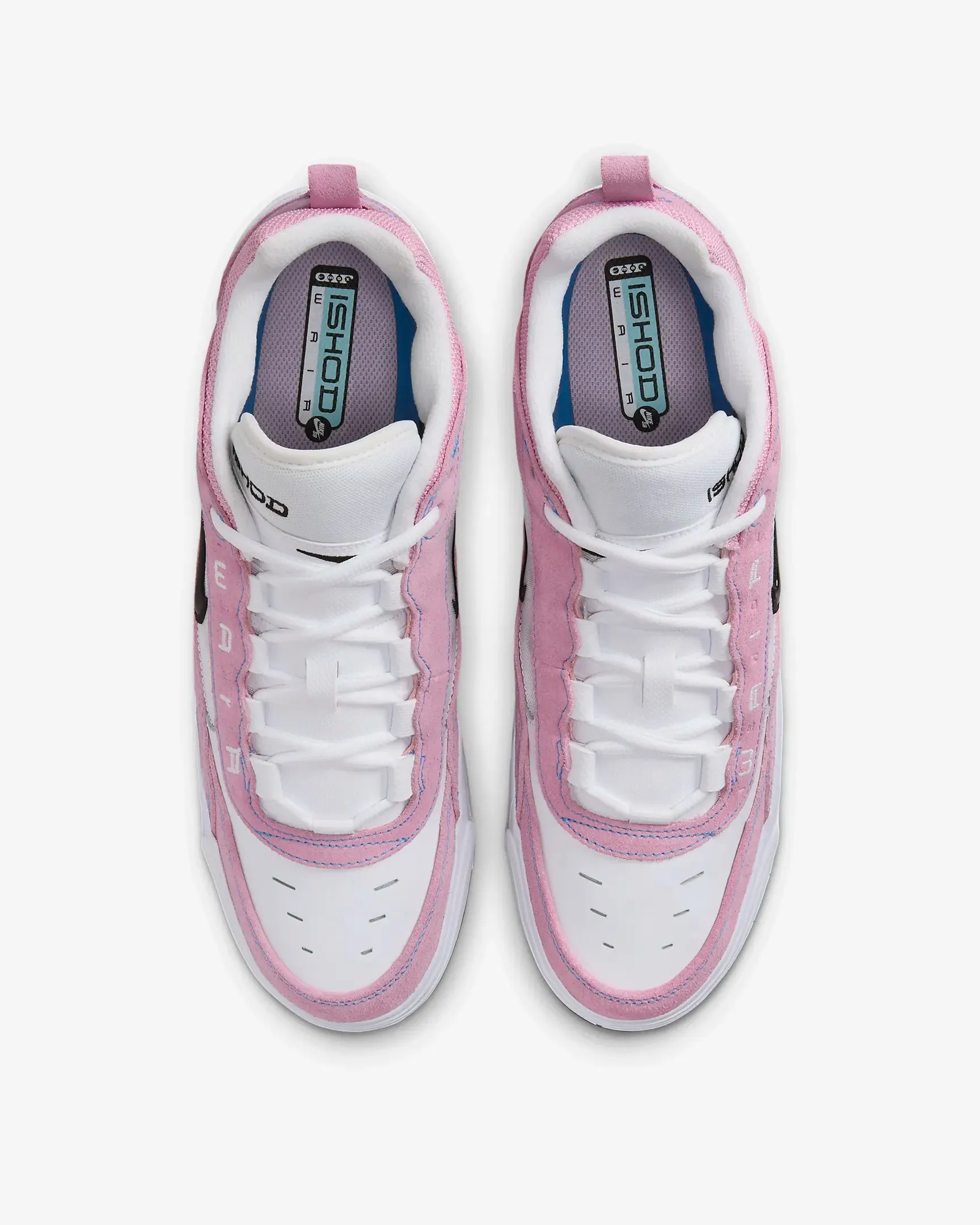 Nike SB Air Max Ishod Skate Shoes - Pink Foam/White/Light Photo Blue/Black