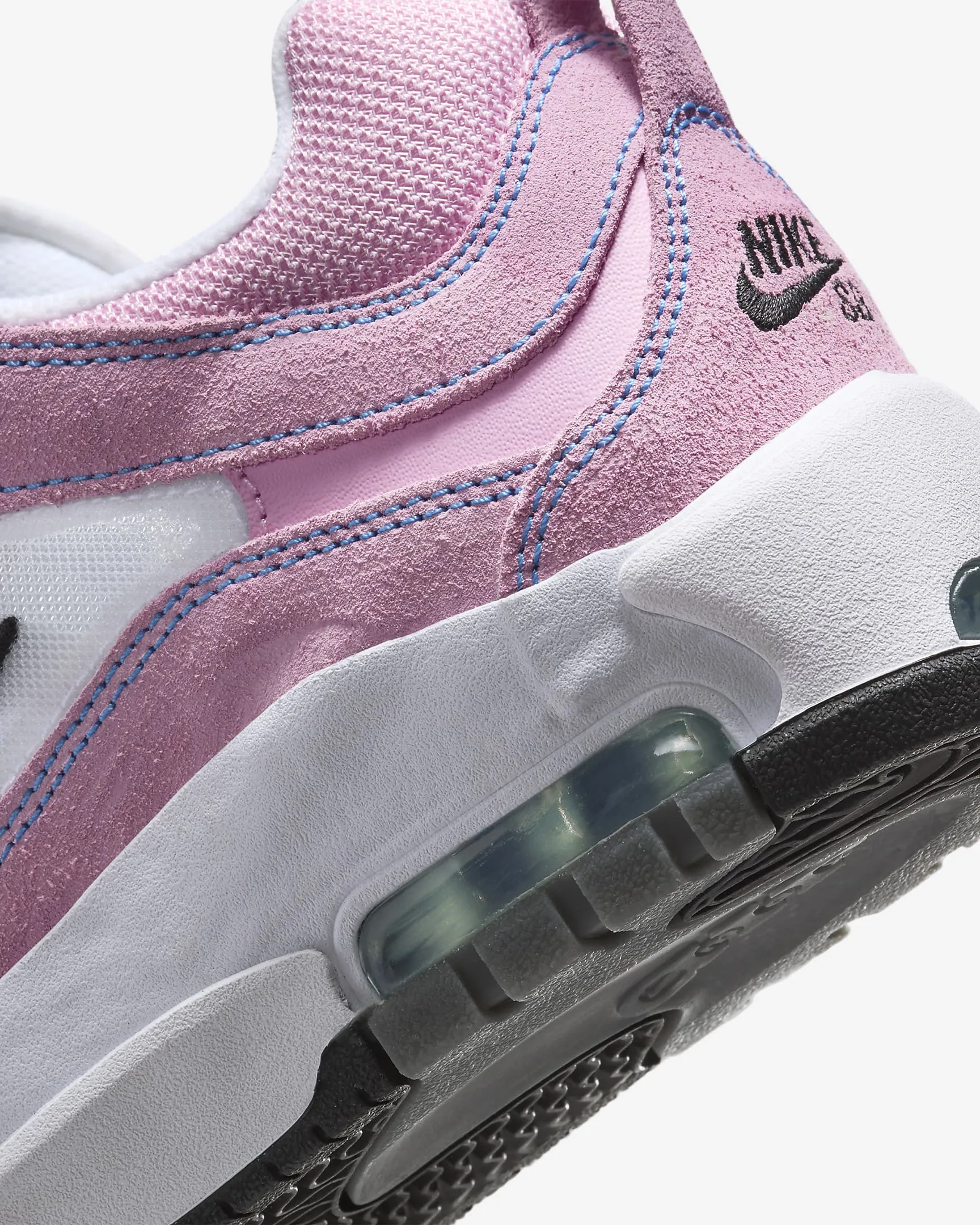 Nike SB Air Max Ishod Skate Shoes - Pink Foam/White/Light Photo Blue/Black