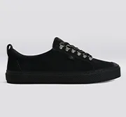 OCA Low Speedhooks All Black Suede Sneaker