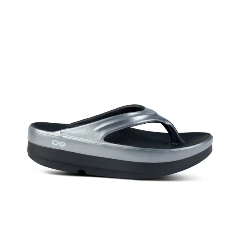 OOFOS Women's OOmega OOlala Stacked Thong - Basalt