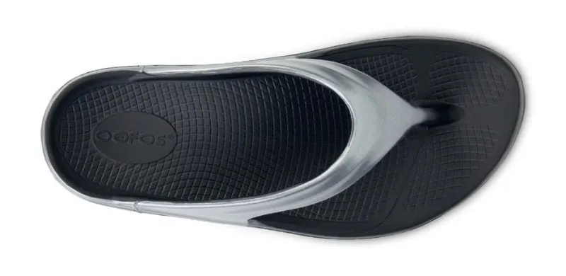 OOFOS Women's OOmega OOlala Stacked Thong - Basalt