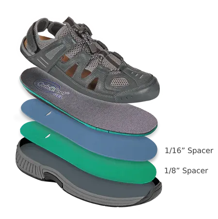 Orthofeet Men - Alpine Heel Strap - Gray