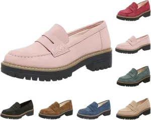 Orthoture-Orthopedic Platform Loafers Comfort Lightweight Shoes Womens Round Toe Walking Shoes Slip on Casual Shoes