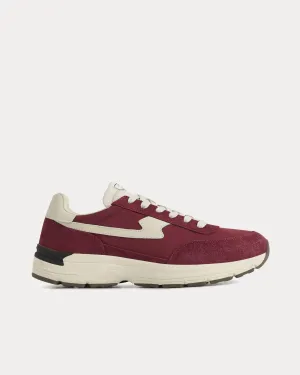 Osier S-Strike Suede Mix College Red Low Top Sneakers
