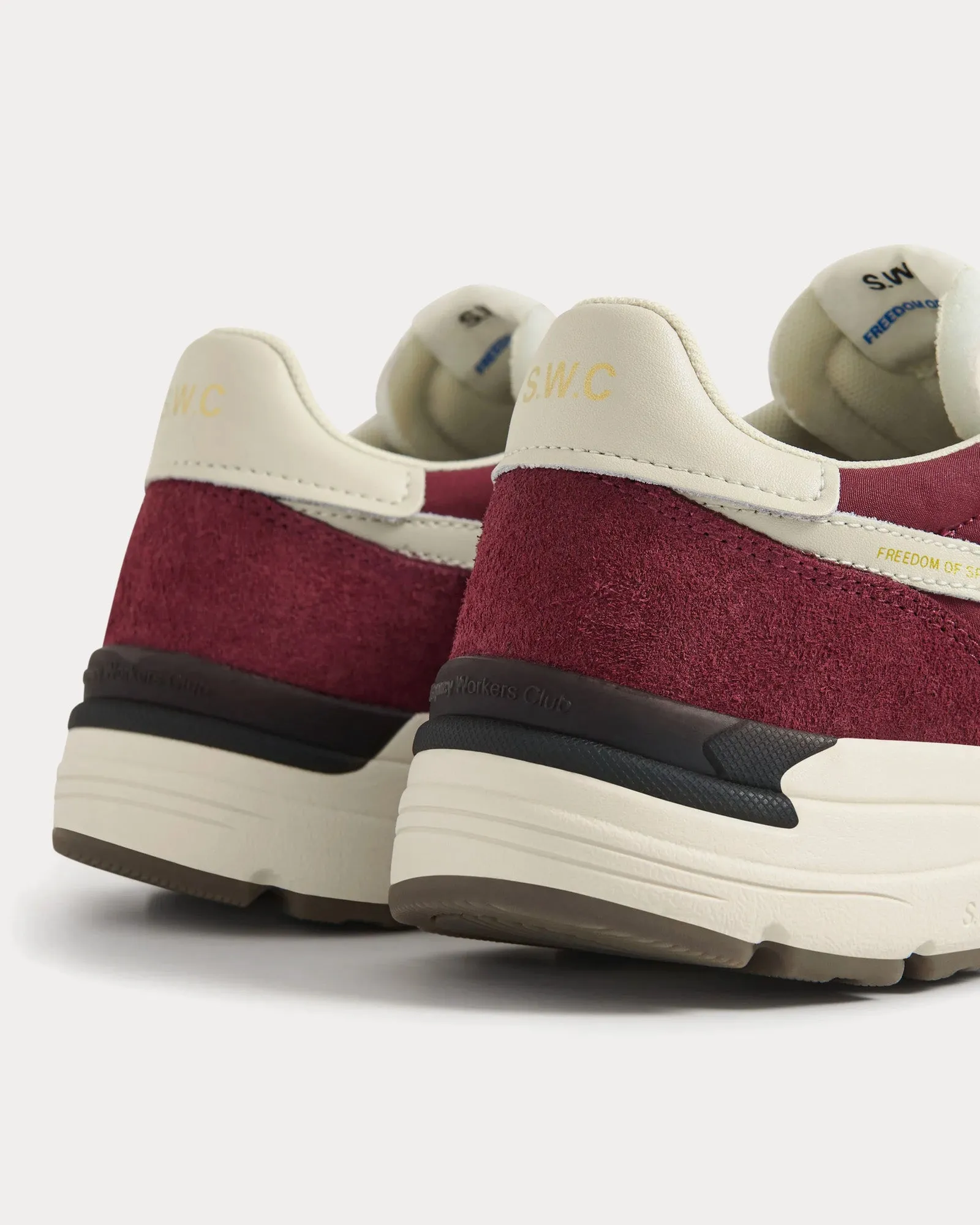 Osier S-Strike Suede Mix College Red Low Top Sneakers