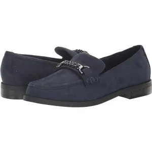 Pastry Navy Suede Anne Klein Loafer Flats