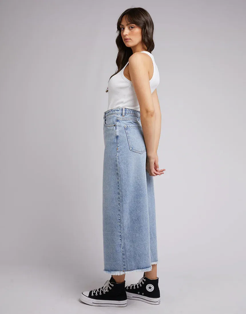 Ray Maxi Skirt Light Blue