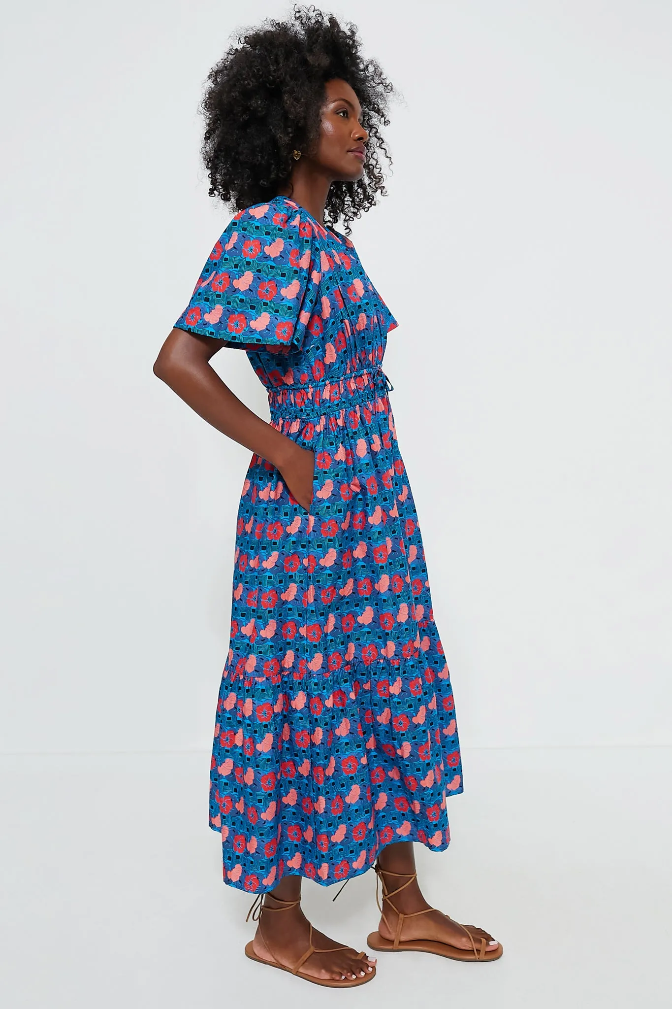 Retro Floral Mitchell Dress