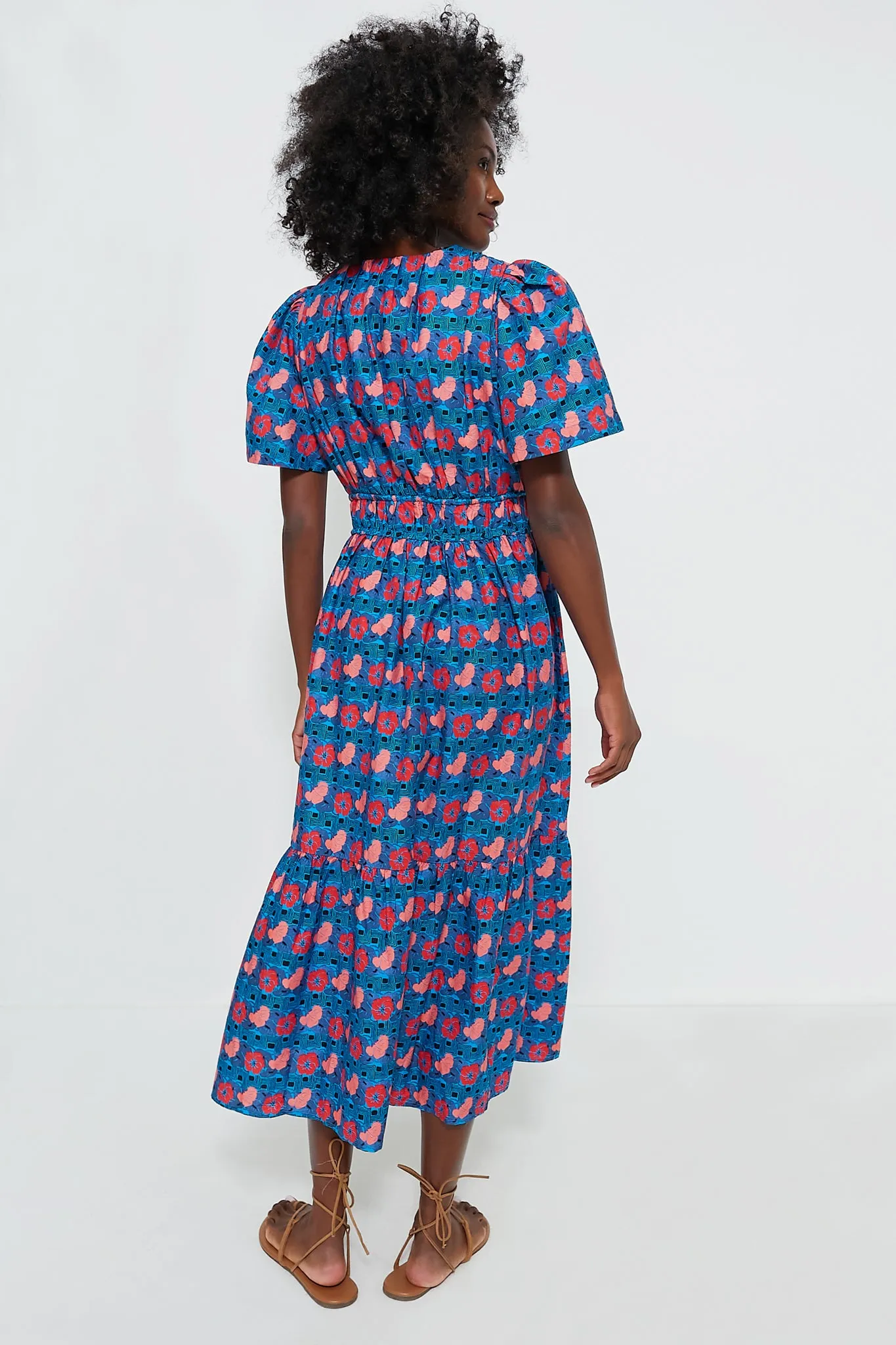 Retro Floral Mitchell Dress