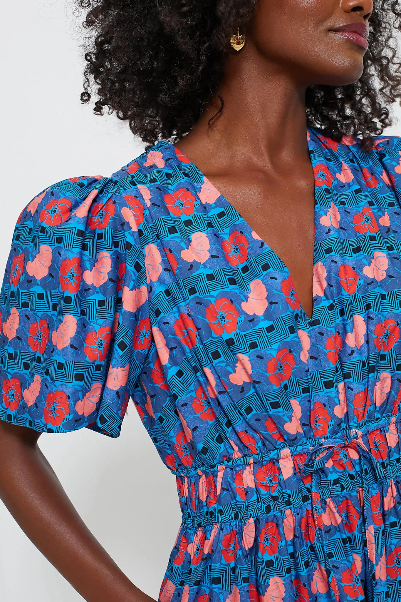 Retro Floral Mitchell Dress