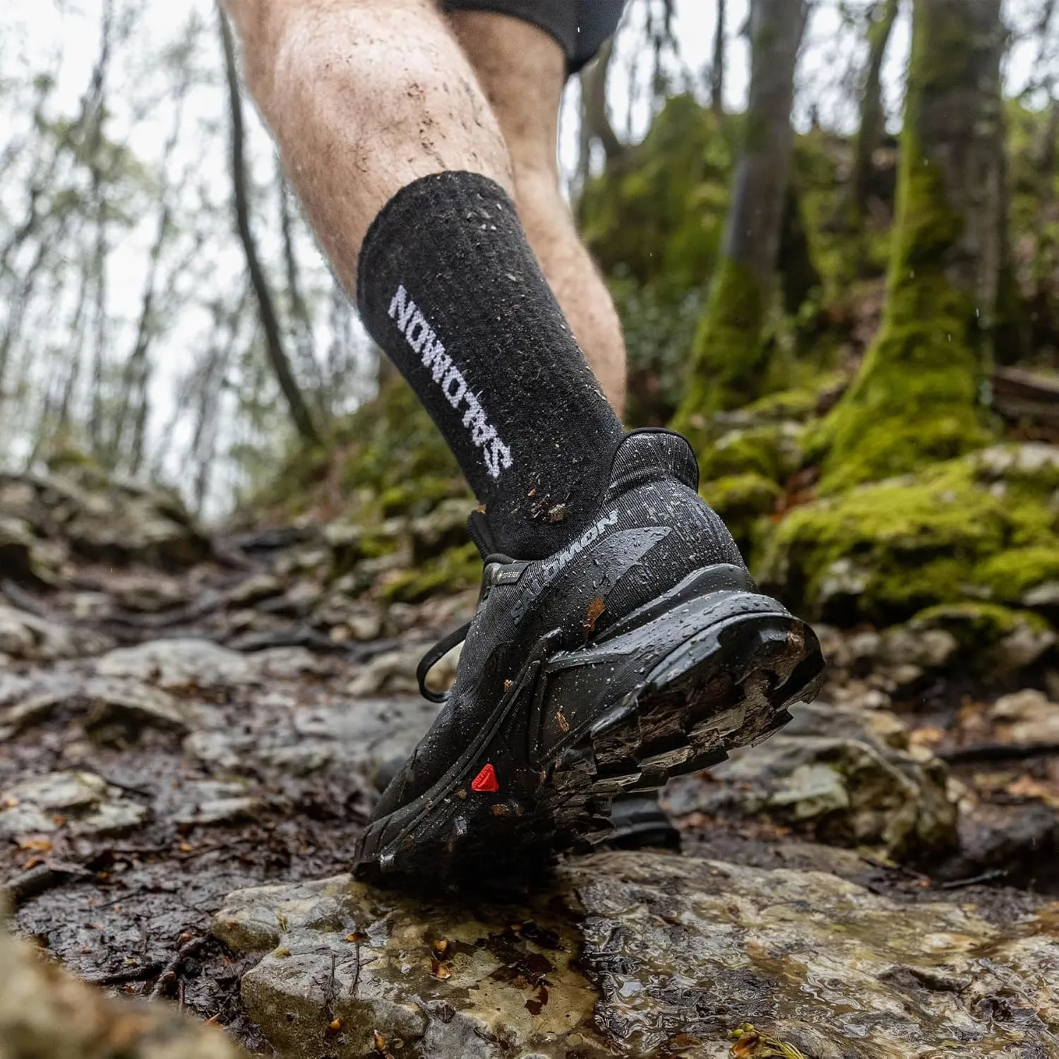 Salomon Mens Alphacross 5 Gore-Tex, Waterproof Trail Running Shoes