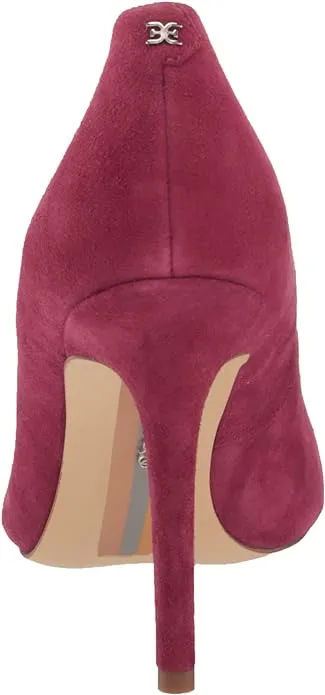 Sam Edelman Hazel Mulberry Stiletto Heeled Slip On Pointed Toe Dress Pumps
