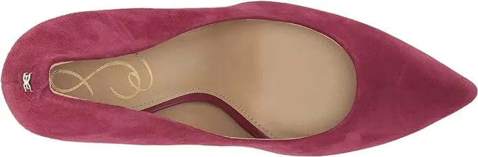 Sam Edelman Hazel Mulberry Stiletto Heeled Slip On Pointed Toe Dress Pumps
