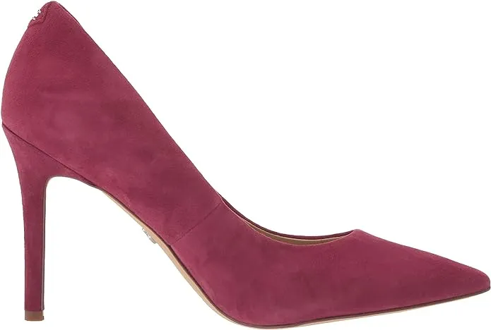 Sam Edelman Hazel Mulberry Stiletto Heeled Slip On Pointed Toe Dress Pumps