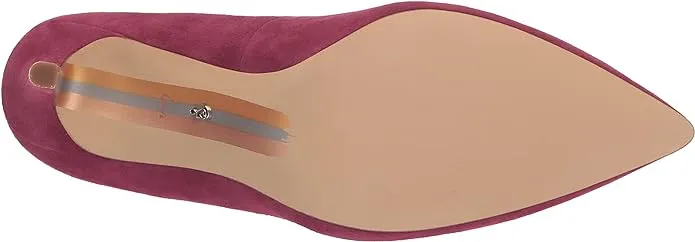 Sam Edelman Hazel Mulberry Stiletto Heeled Slip On Pointed Toe Dress Pumps