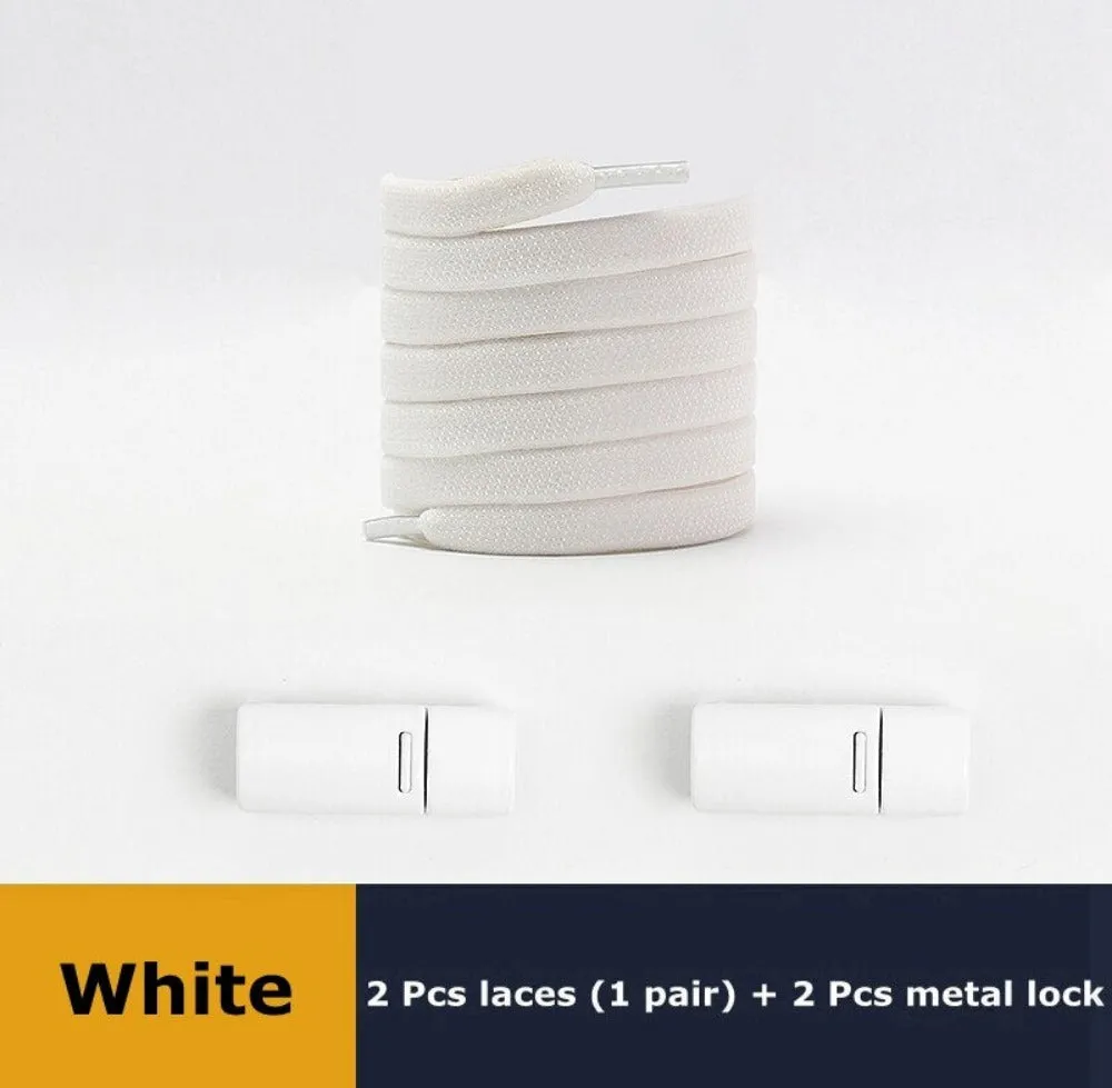 shoelaces magnet lock closure solid replacement durable shoe laces ✈️ free.shipping