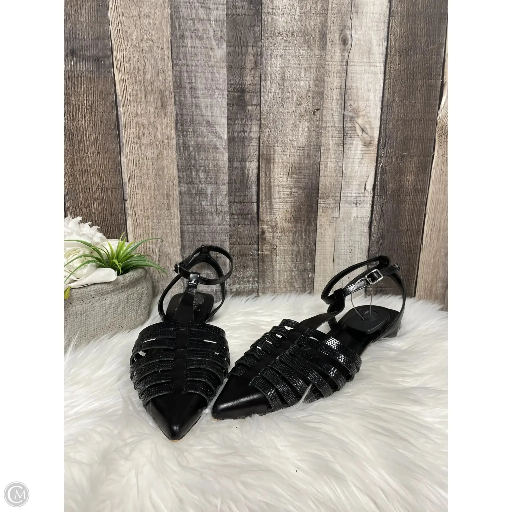 Shoes Flats By Vince Camuto In Black, Size: 11