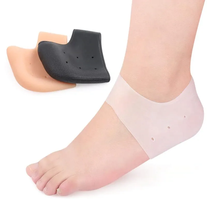 Silicone Gel Heel and Ankle Sleeve for Plantar Fasciitis