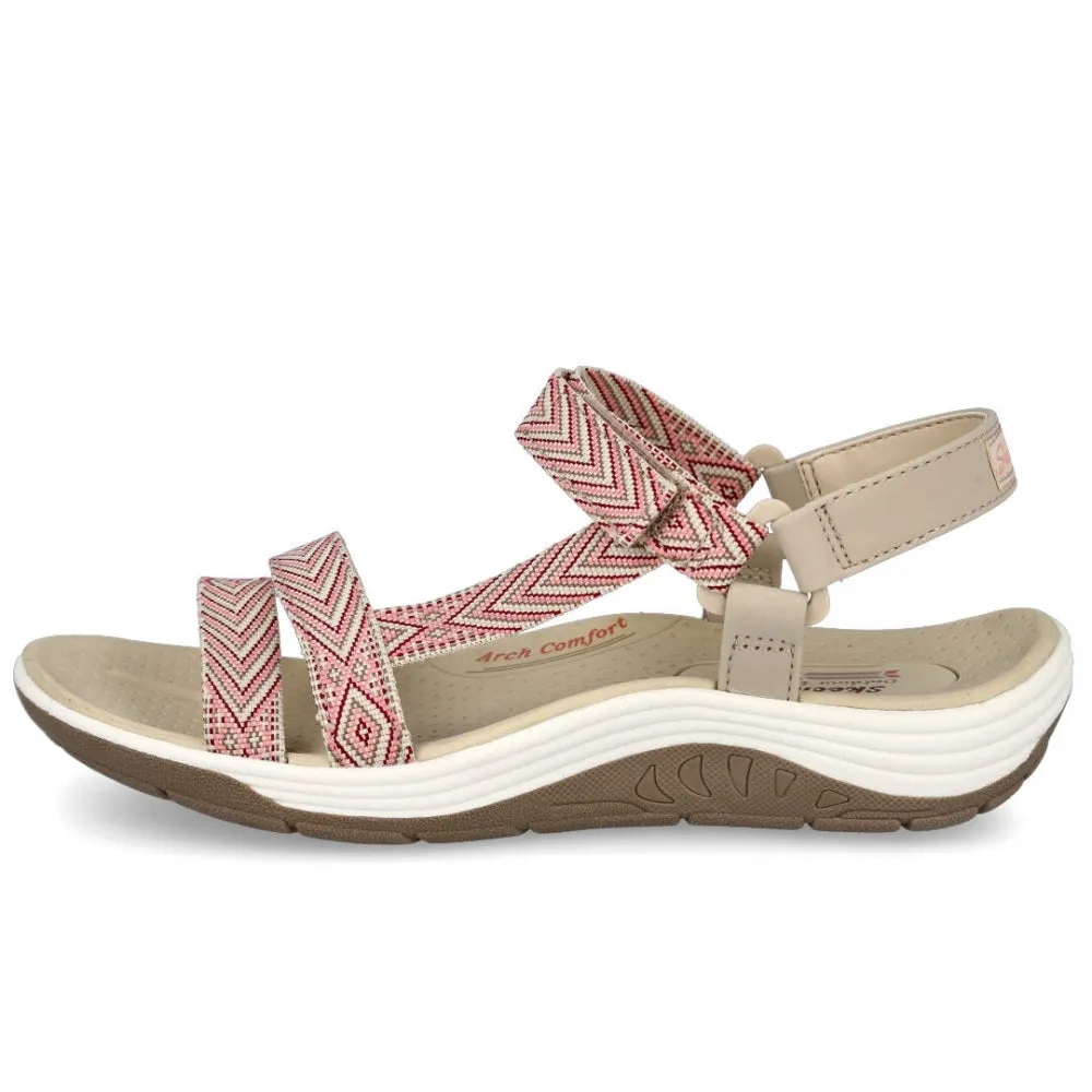 Skechers Sandal 163126 NTBG Natural and burgundy