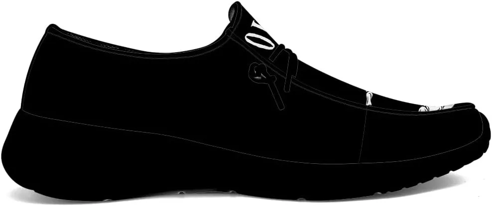 Skeleton Shoes Men Loafers Skull Slip-on Shoes Gifts for Men Women