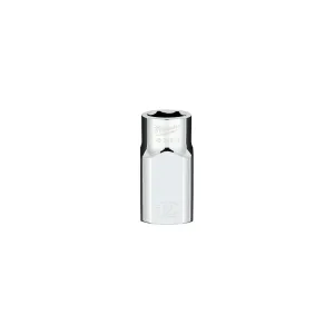 Socket - Milwaukee 1/2 in. Drive 12MM Metric 6-Point Socket with FOUR FLAT™ Sides, 45-34-9113