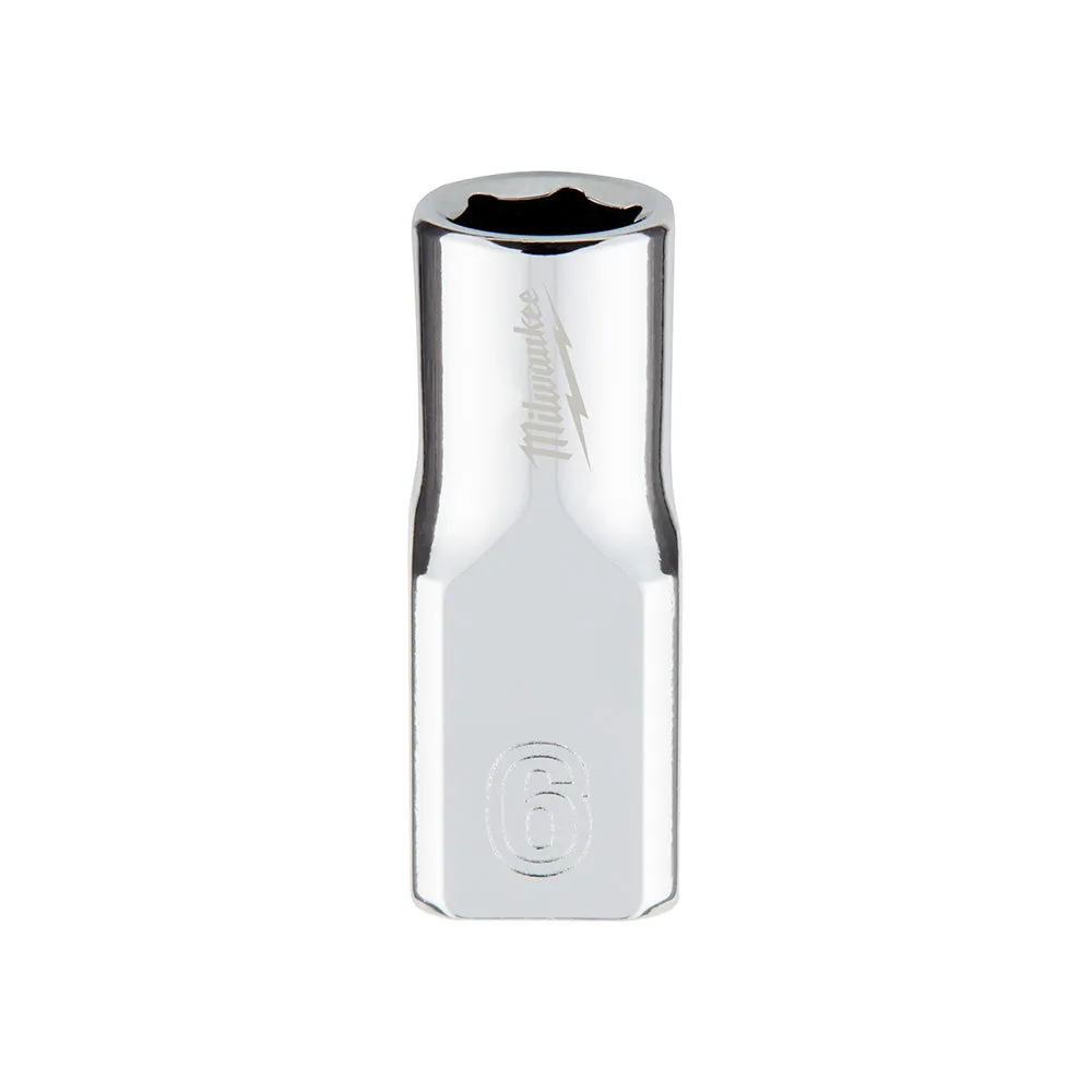 Socket - Milwaukee 1/4 in. Drive 6mm Metric 6-Point Socket, 45-34-9032