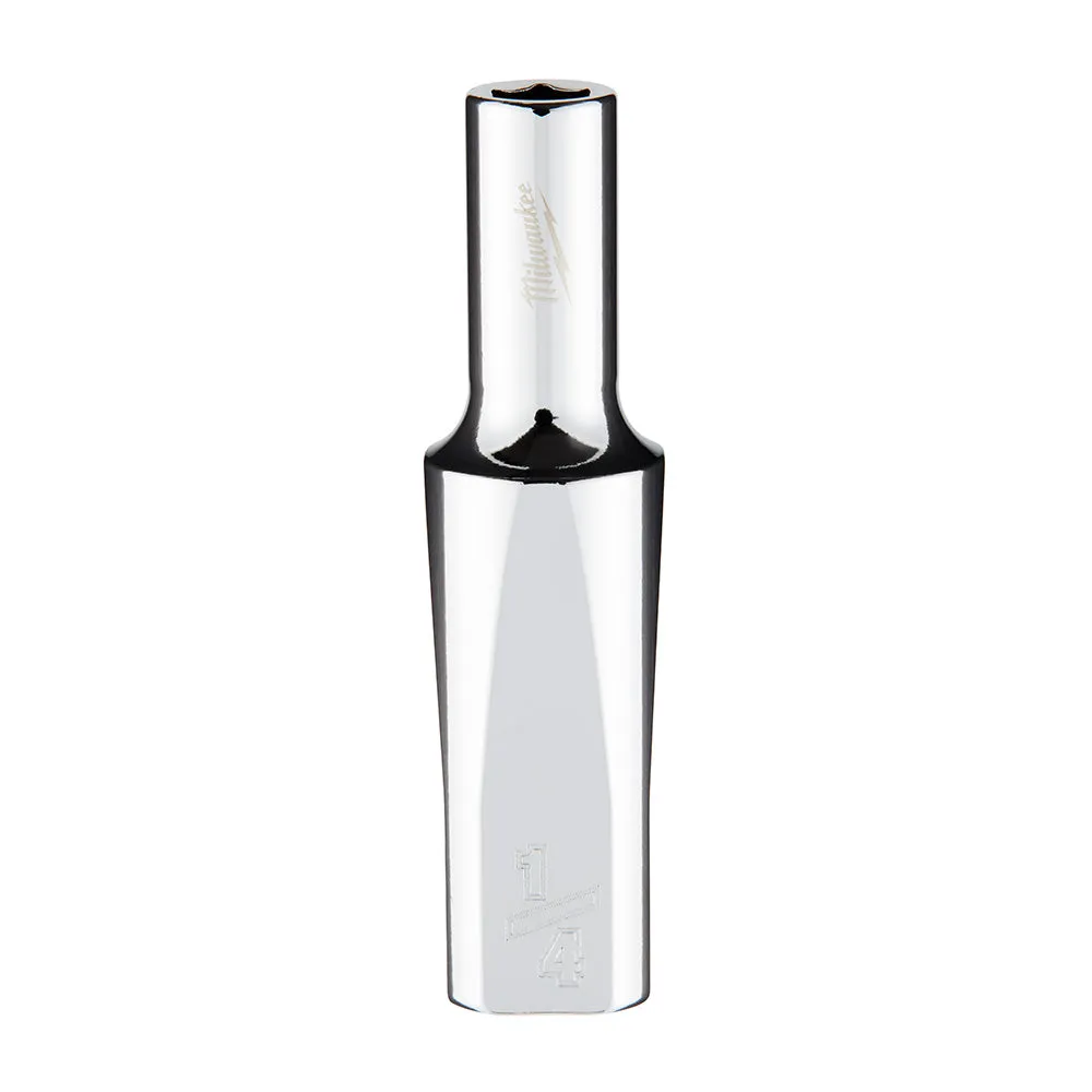 Socket - Milwaukee 3/8" Drive SAE Deep Socket with FOUR FLAT™ Sides, Various Sizes, 45-34