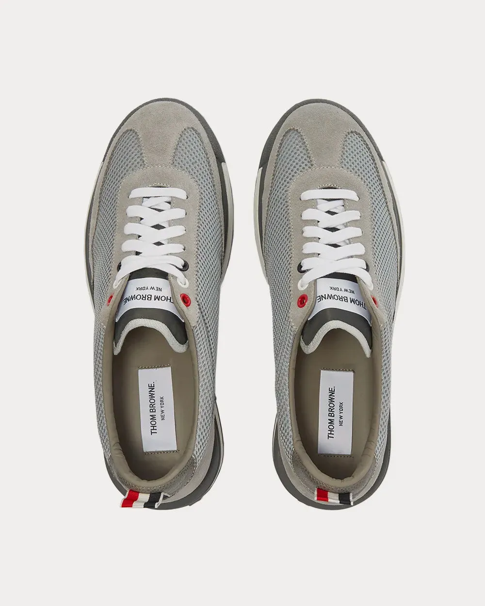 Tech Runner Light Grey Low Top Sneakers