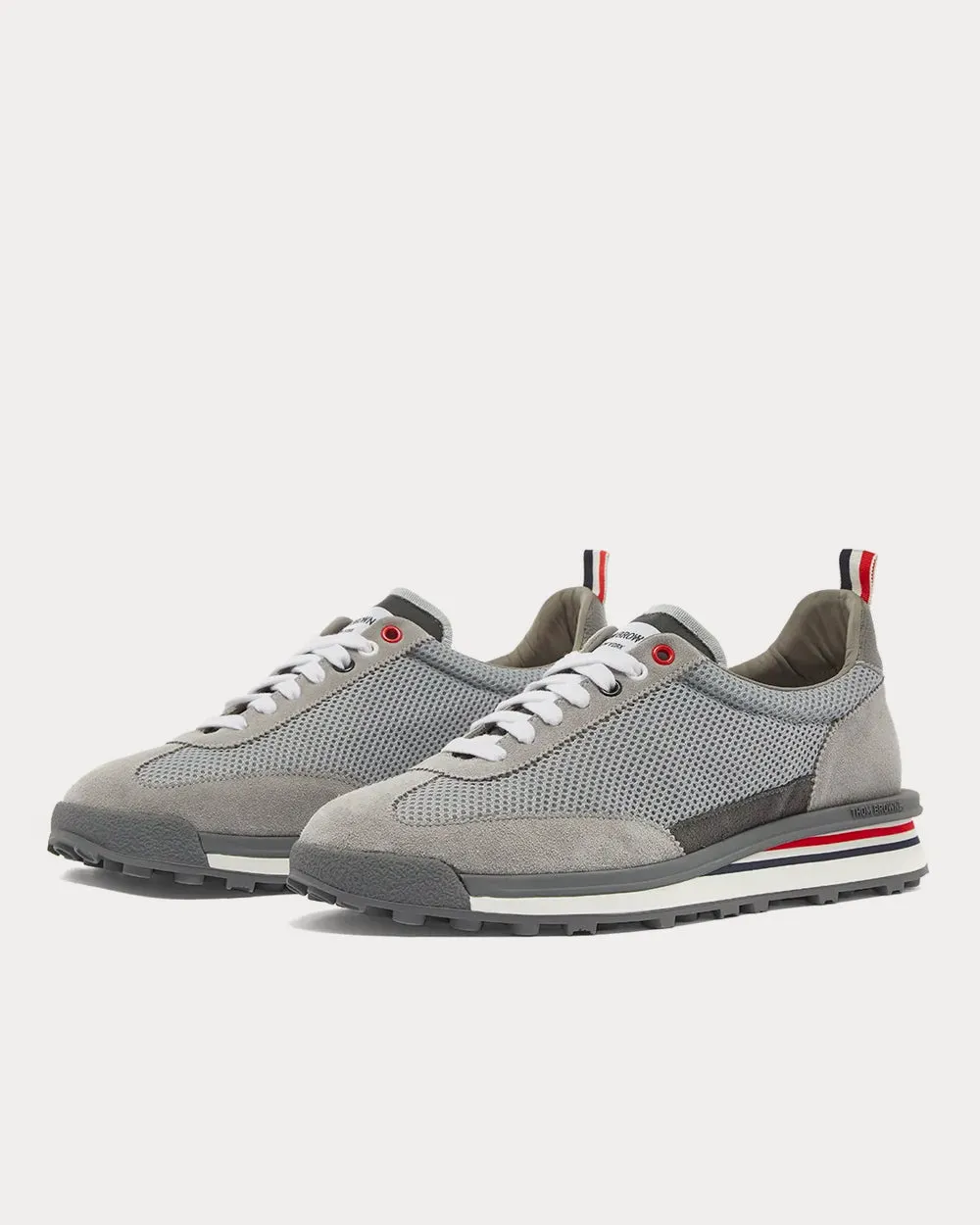 Tech Runner Light Grey Low Top Sneakers