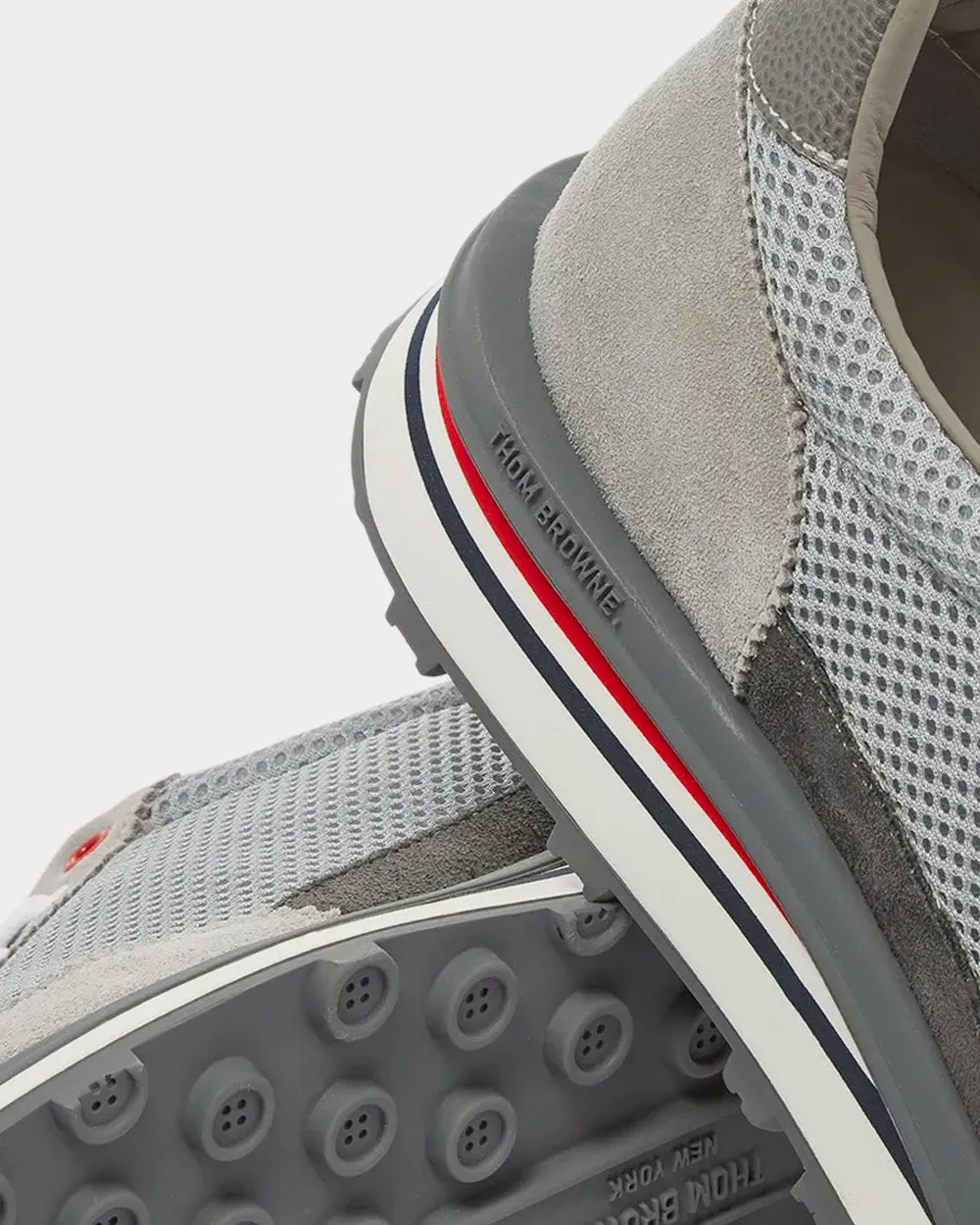 Tech Runner Light Grey Low Top Sneakers