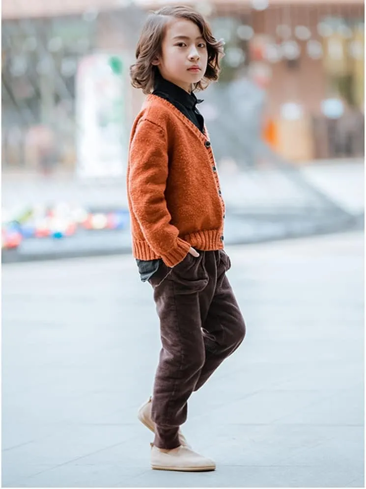 Toddler Little Kid Boys Girls Soft Slip On Loafers Dress Flat Shoes Casual Suede Leather Dress Wedding Shoes for Kids Comfort Boat Shoes