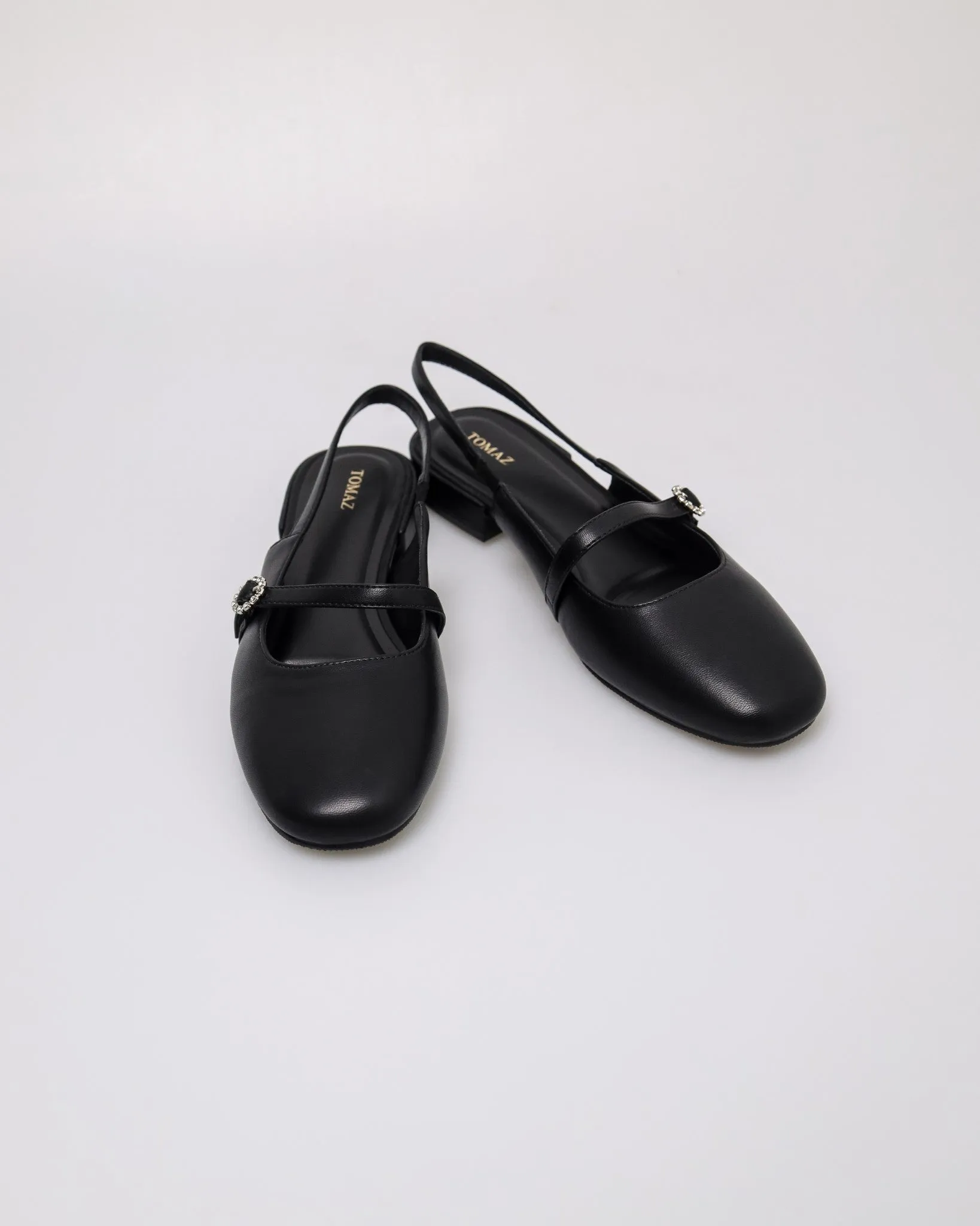 Tomaz FL117 Ladies Noir Luxe Flats