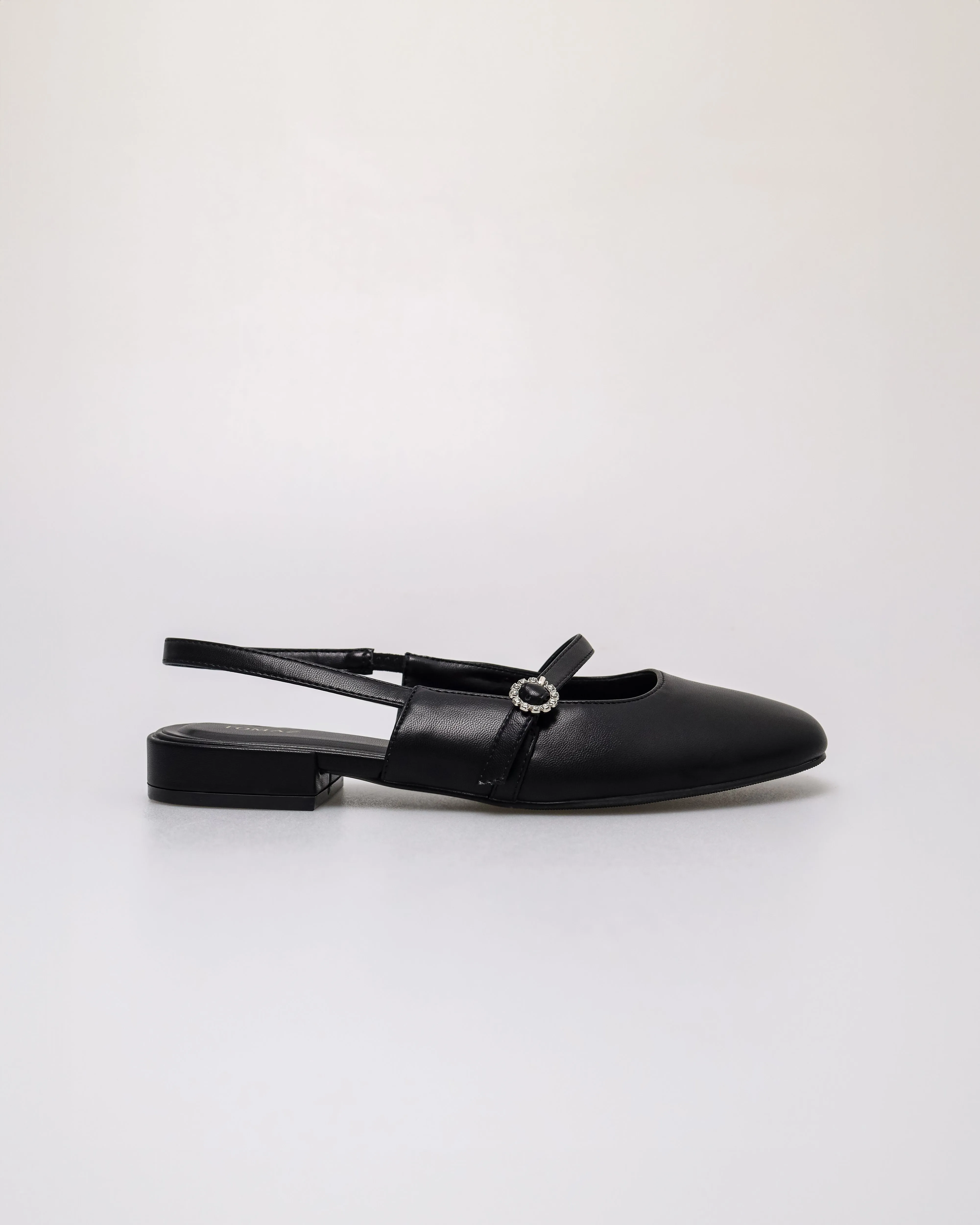 Tomaz FL117 Ladies Noir Luxe Flats