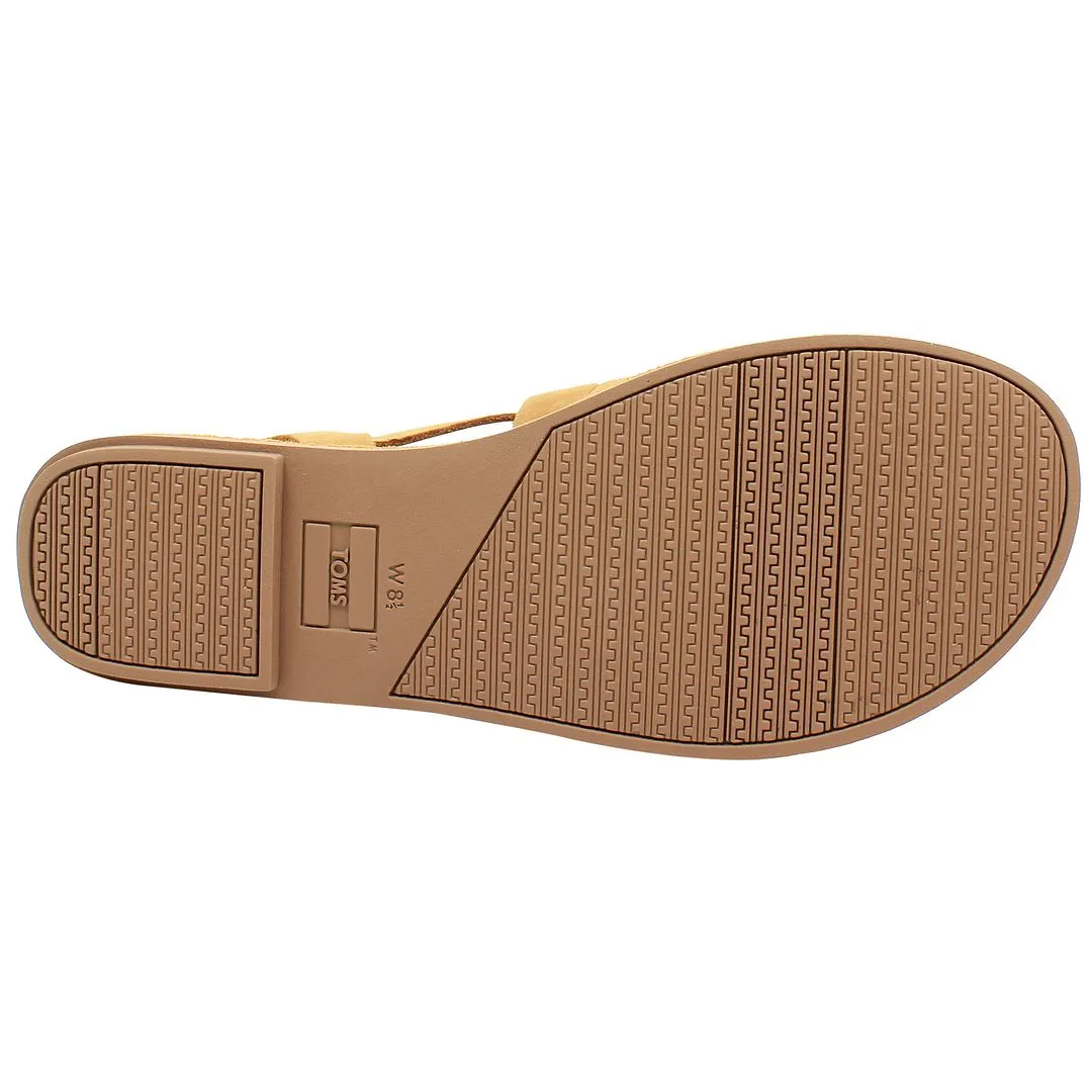 Toms Sicily Womens Tan Sandals