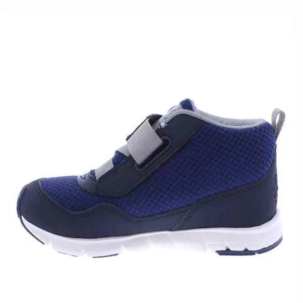 Tsukihoshi Tokyo Boys 100% Waterproof Lightweight Sneaker - Navy Gray |Machine Washable Kids & Toddler Casual Shoes