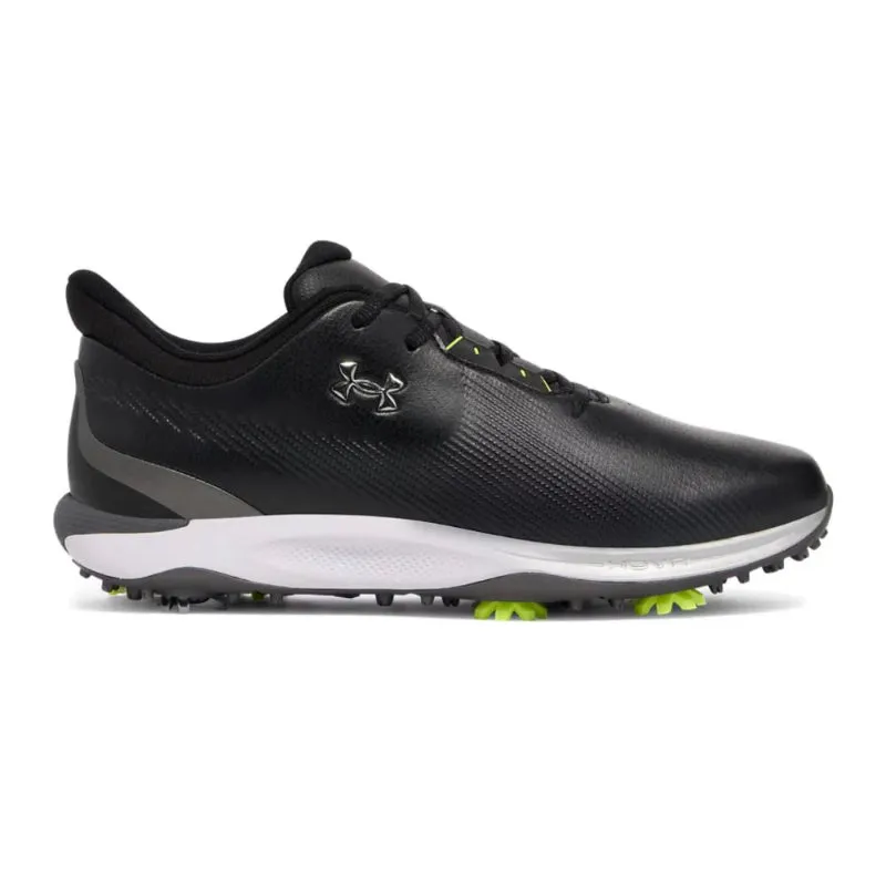 Under Armour Drive Fade Golf Shoes - Black / Metallic Silver