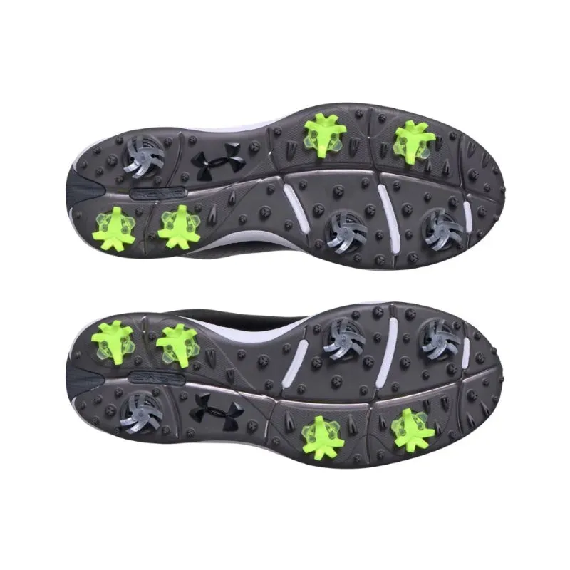 Under Armour Drive Fade Golf Shoes - Black / Metallic Silver